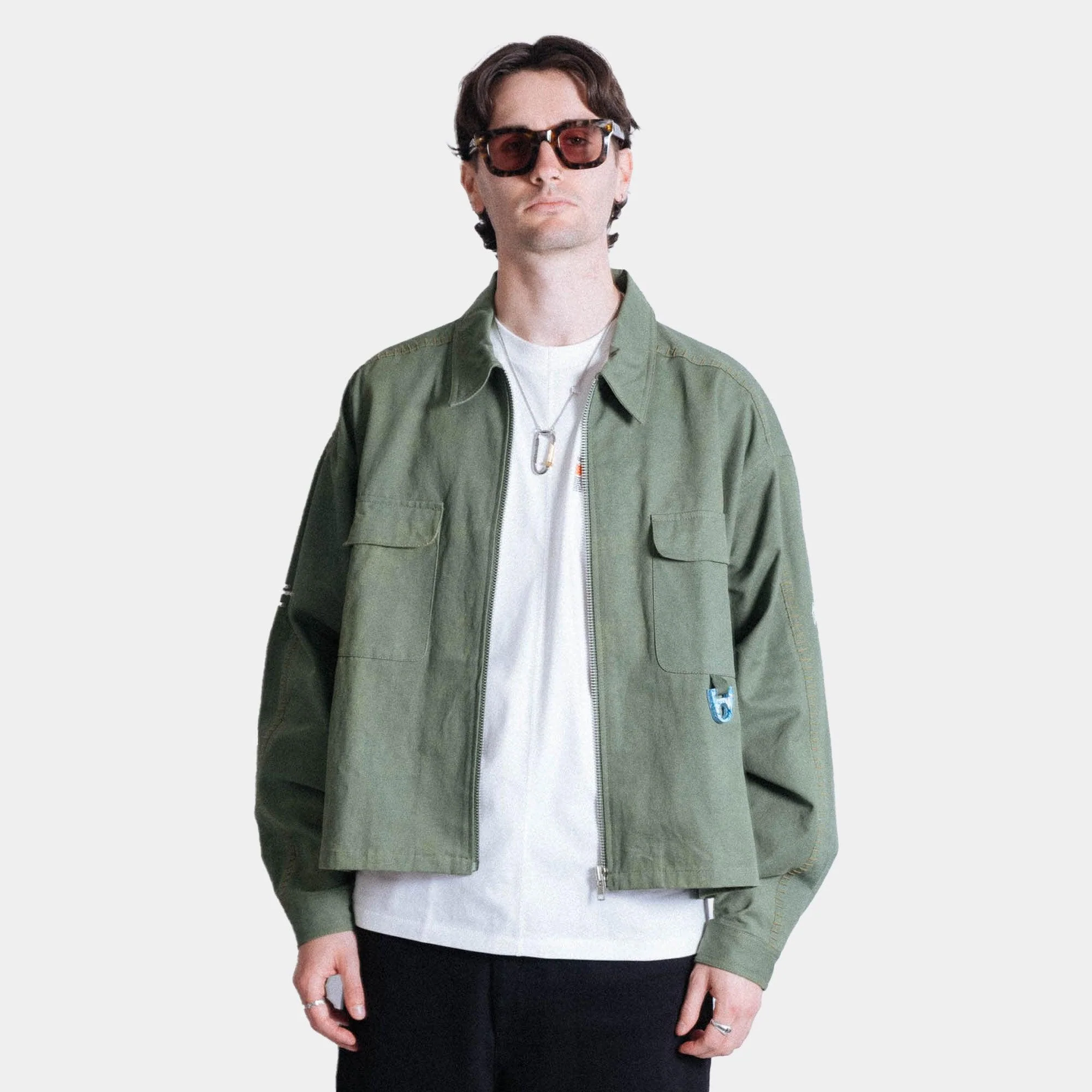 Aries Mini Carabiner Chain Necklace - Silver - Image 5