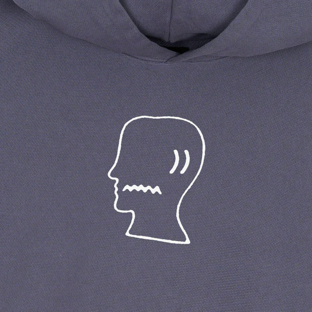 Brain Dead Logo Head Hoodie - Slate - Image 6