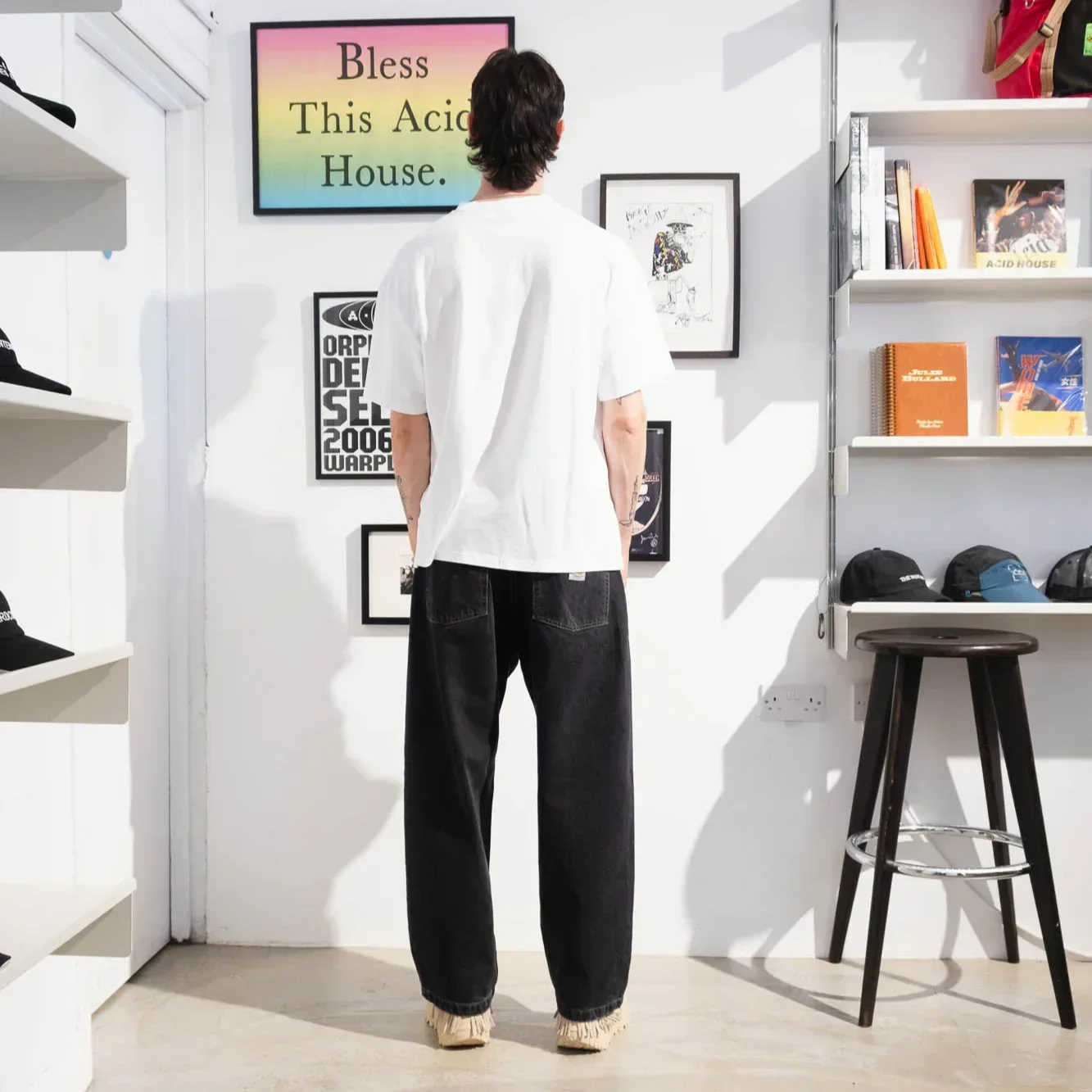 Brain Dead Logo Head T-Shirt - White - Image 3