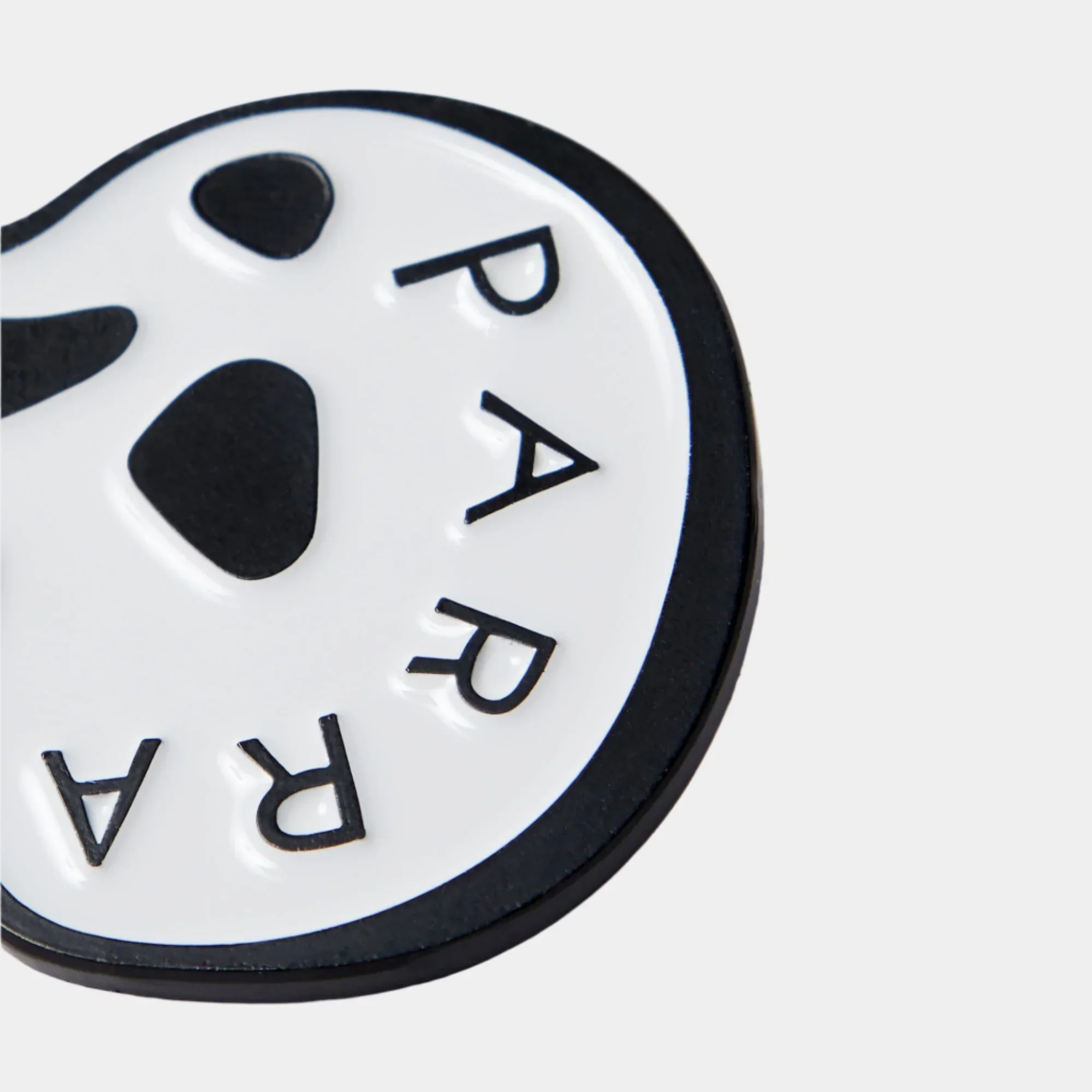 By Parra Skulled Enamel Pin - White - Image 3