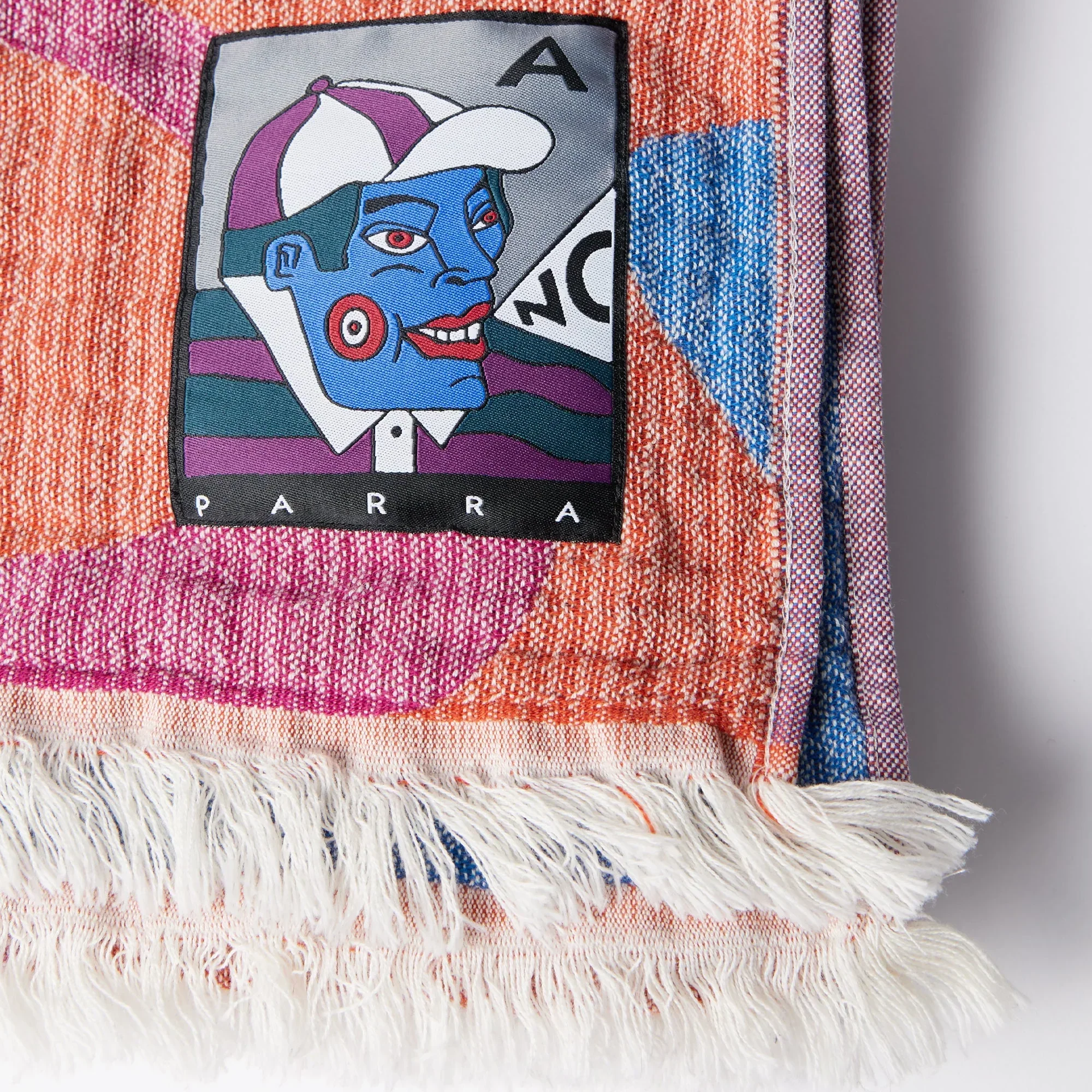 By Parra Splashed Hammam Beach Towel - Orange - Image 6