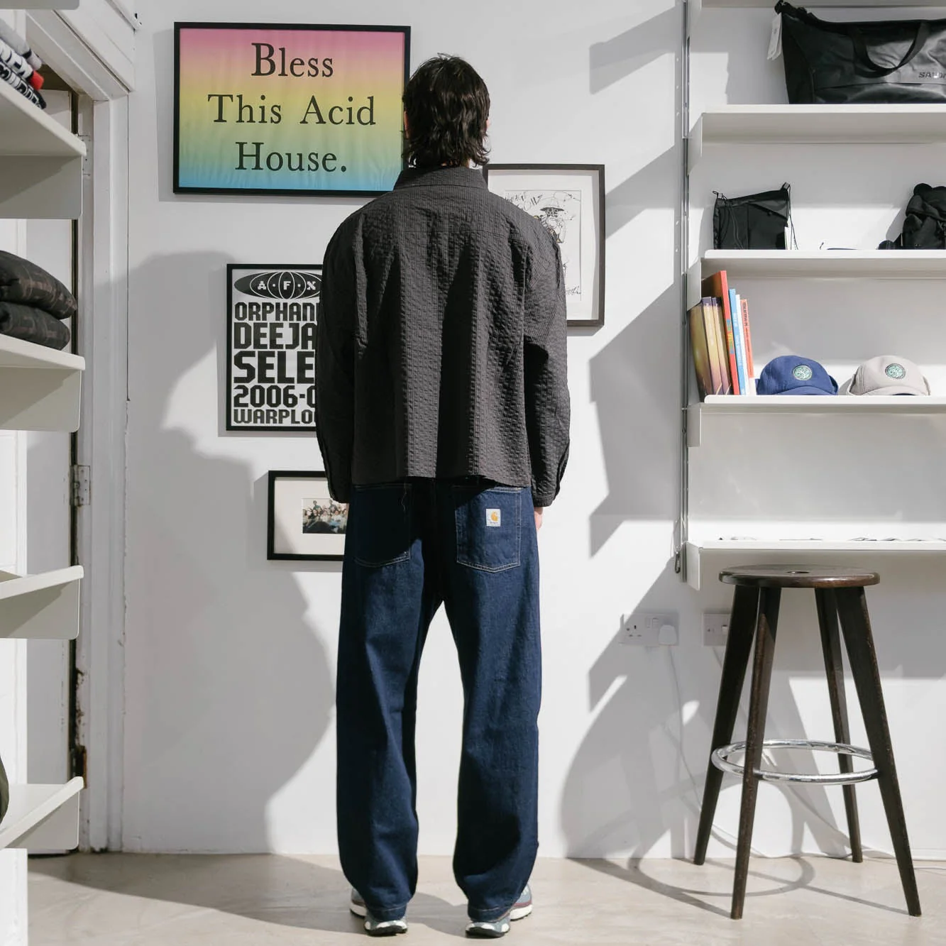 Carhartt WIP Brandon Pant - Blue Rinsed - Image 4