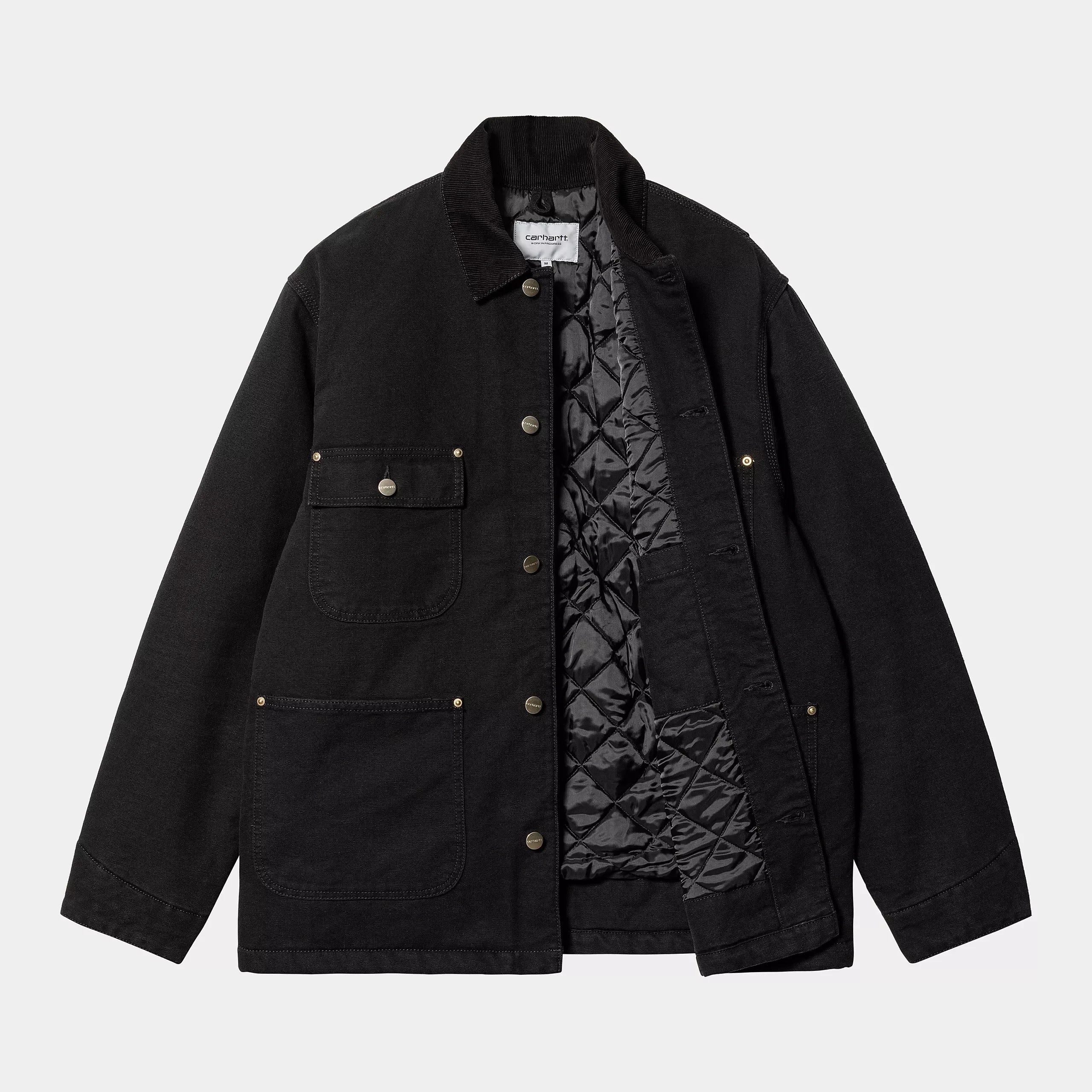Carhartt WIP OG Chore Coat - Black/Black - Image 6