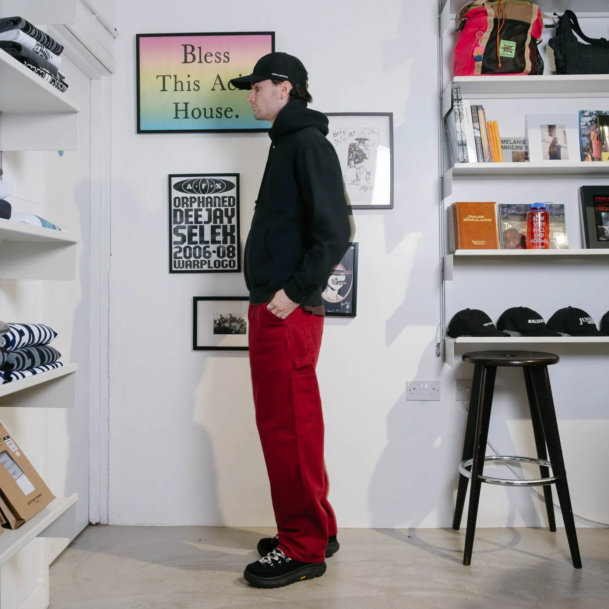 Carhartt WIP OG Single Knee Pant - Scarlet Stone Washed - Image 4