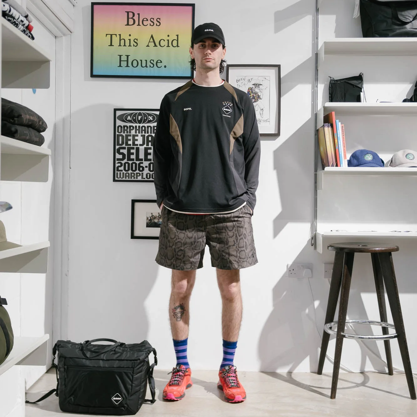 Carhartt WIP Slater Swim Trunks - Snake Camo/Leaf - Image 3