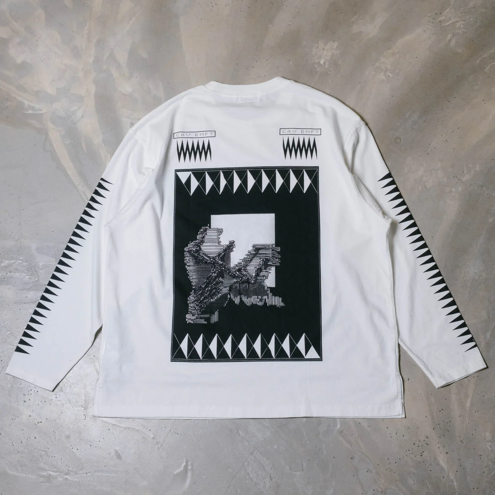 Cav Empt Century Cameo Long Sleeve T-Shirt - White - Image 4