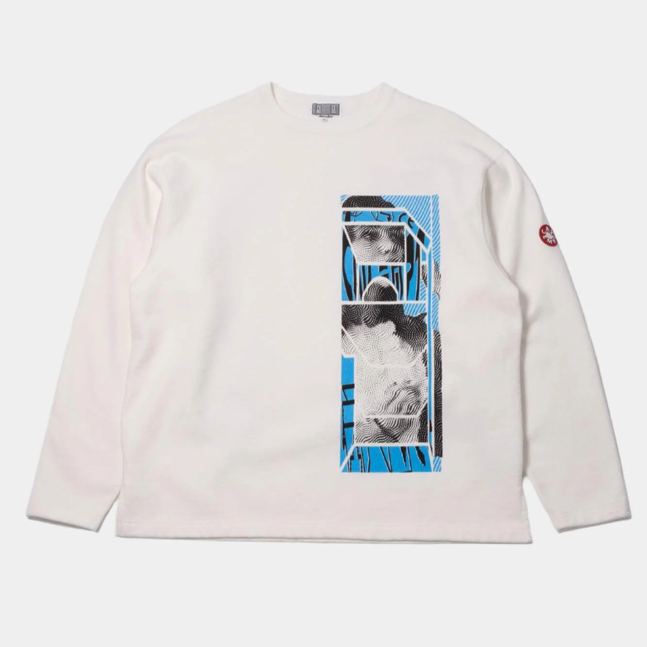 Cav Empt Washed ⋂HAN⋂ Long Sleeve  - White - Image 5