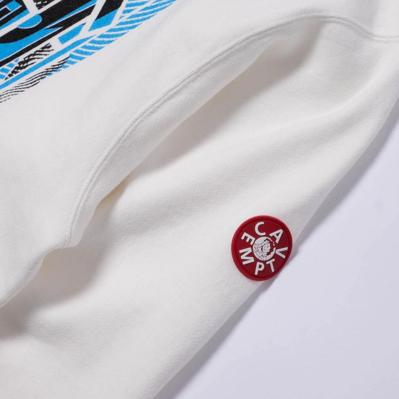 Cav Empt Washed ⋂HAN⋂ Long Sleeve  - White - Image 8