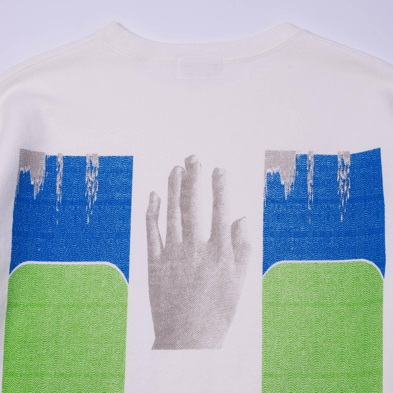 Cav Empt Washed ⋂HAN⋂ Long Sleeve  - White - Image 9
