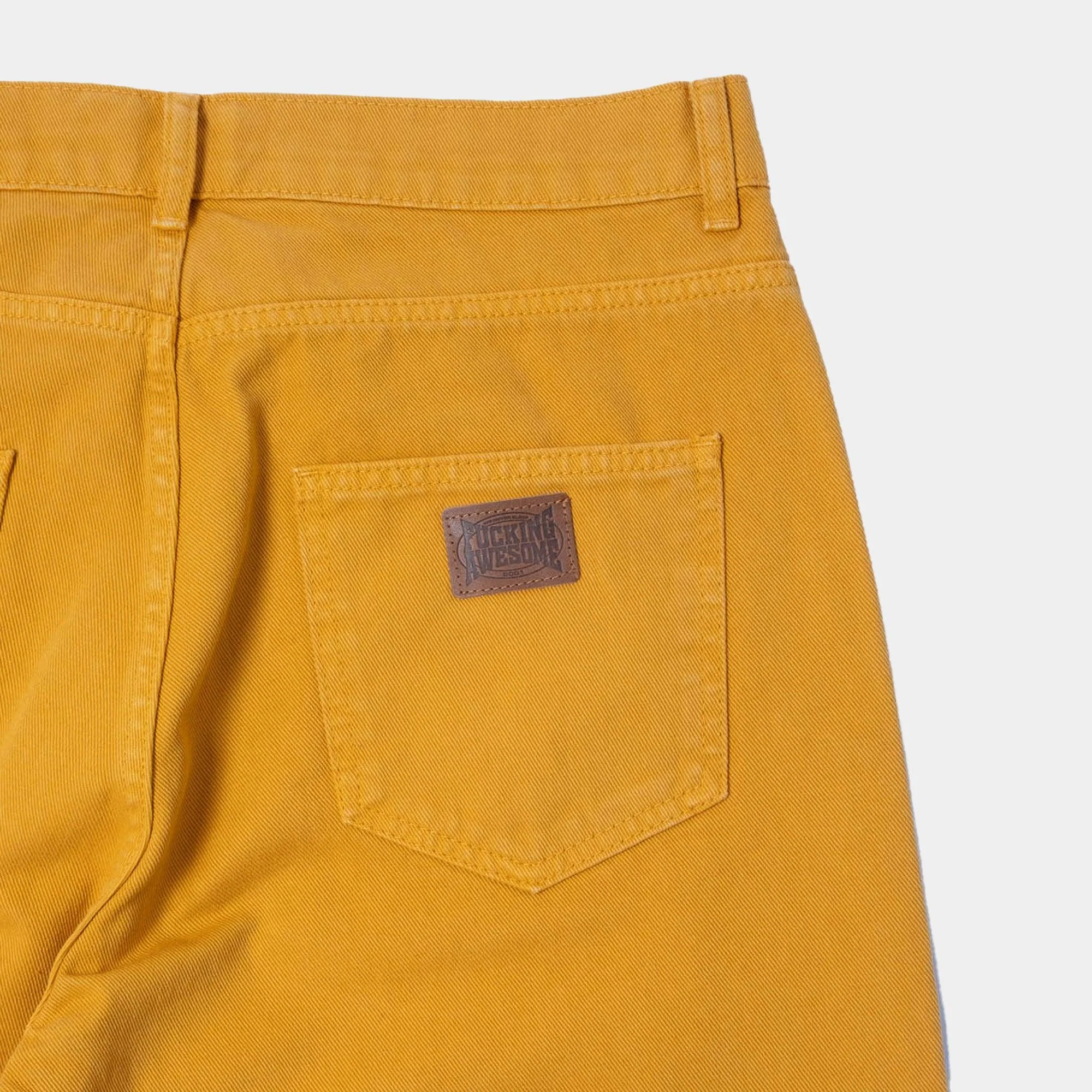 Fucking Awesome Fecke Washed Jean - Tan - Image 3