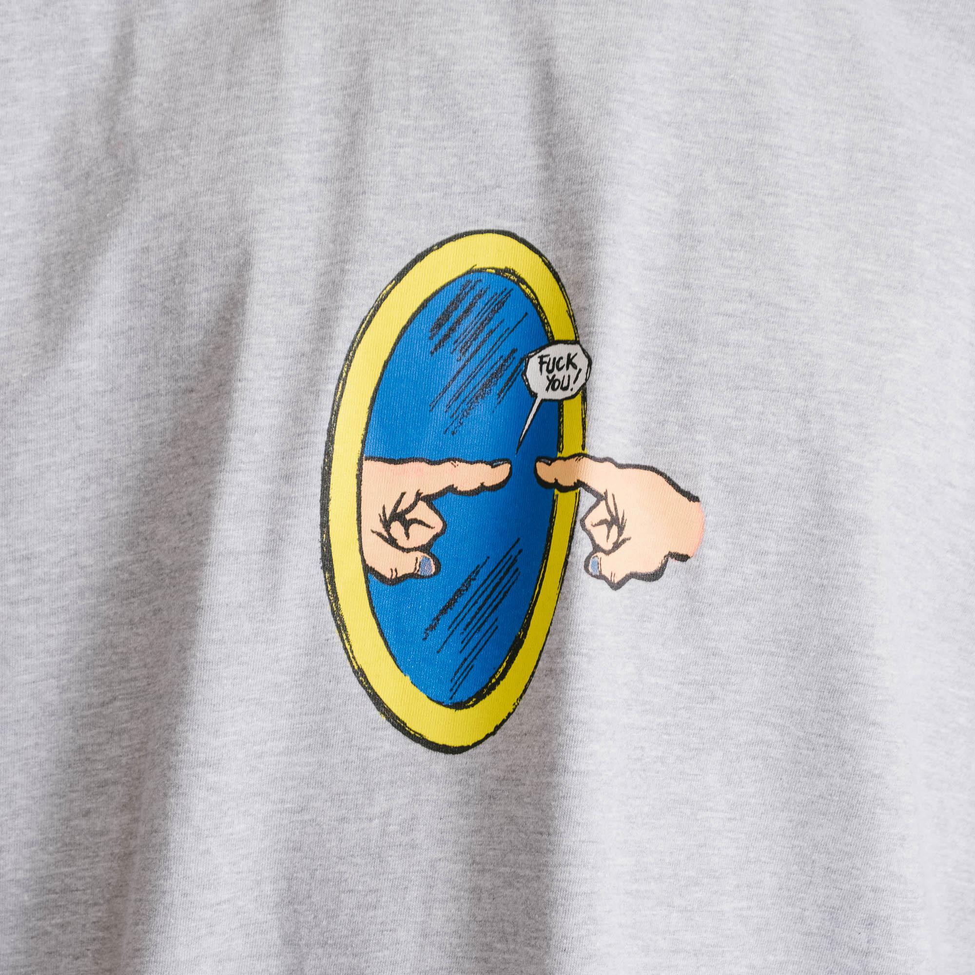 Fucking Awesome Fuck You Tee - Grey Heather - Image 3