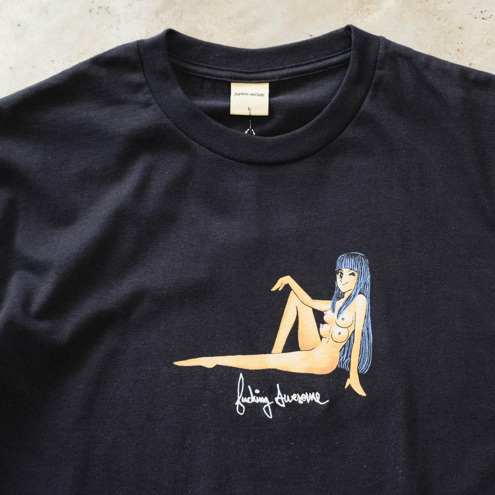 Fucking Awesome World Girl Tee - Black - Image 4
