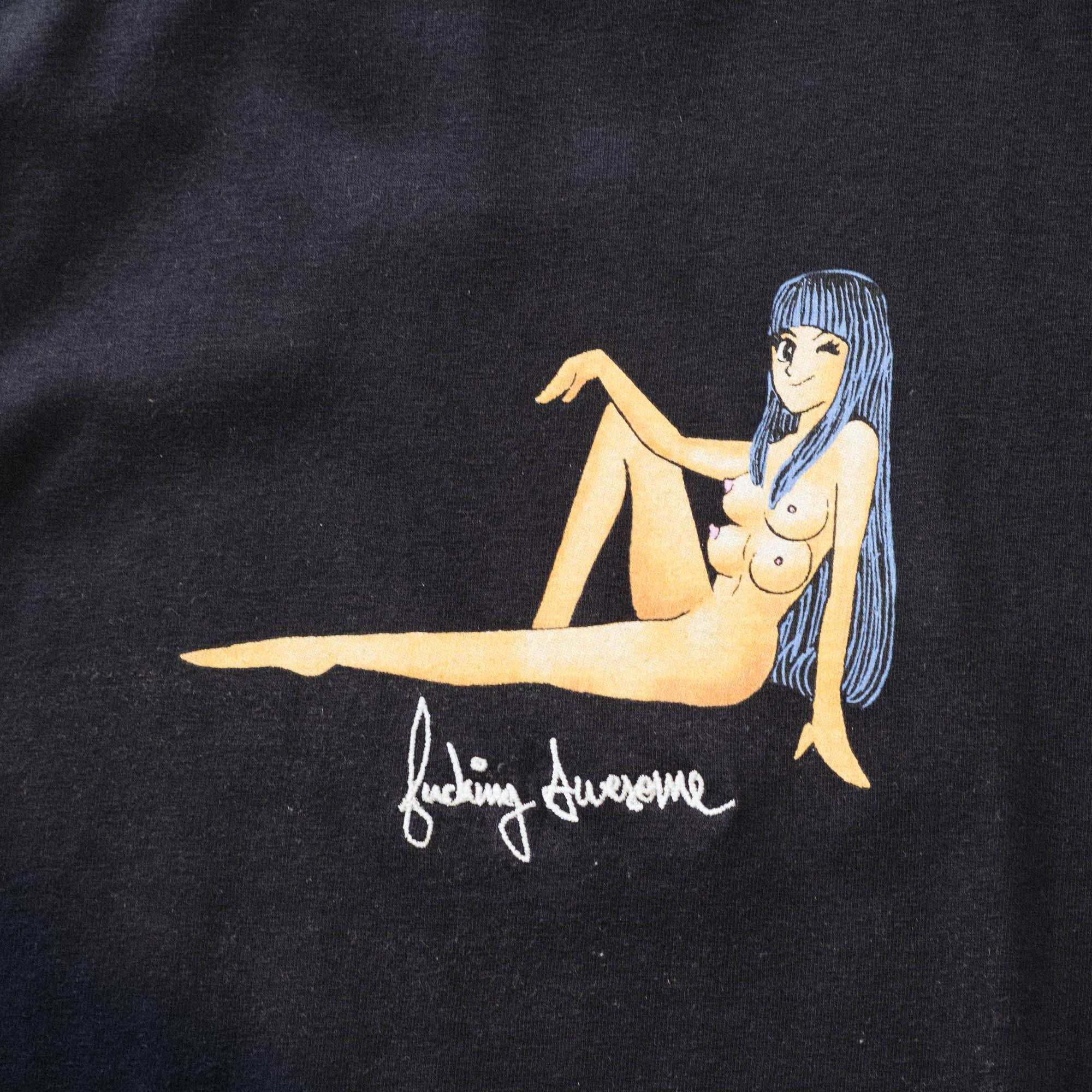 Fucking Awesome World Girl Tee - Black - Image 5