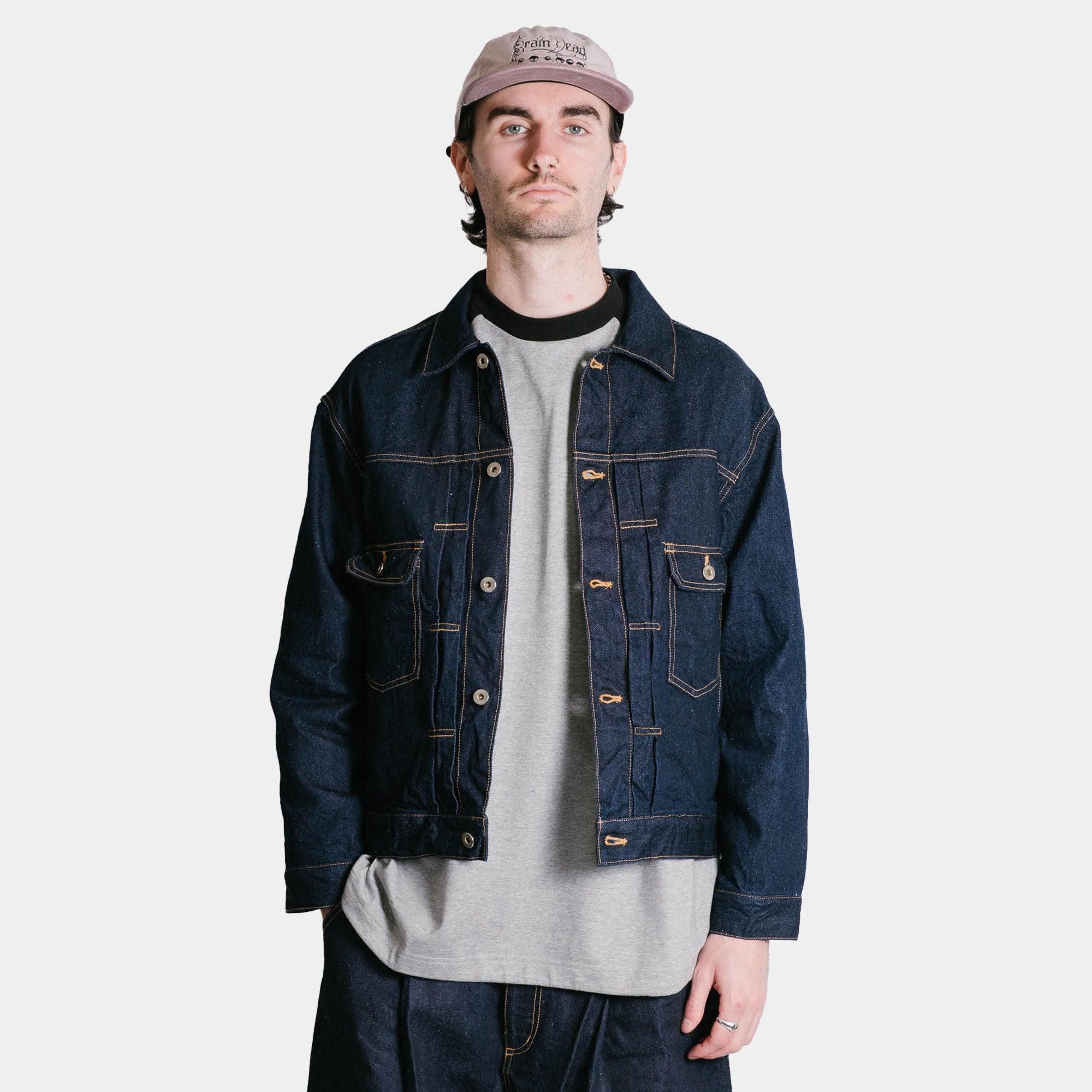 is-ness Silk Denim Jacket - Indigo - Image 10