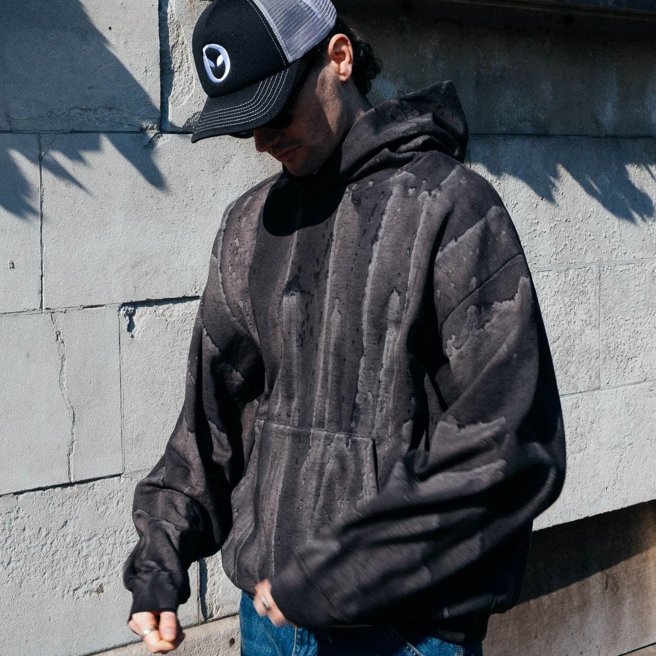 Never Never Concrète Hoody - Black - Image 3