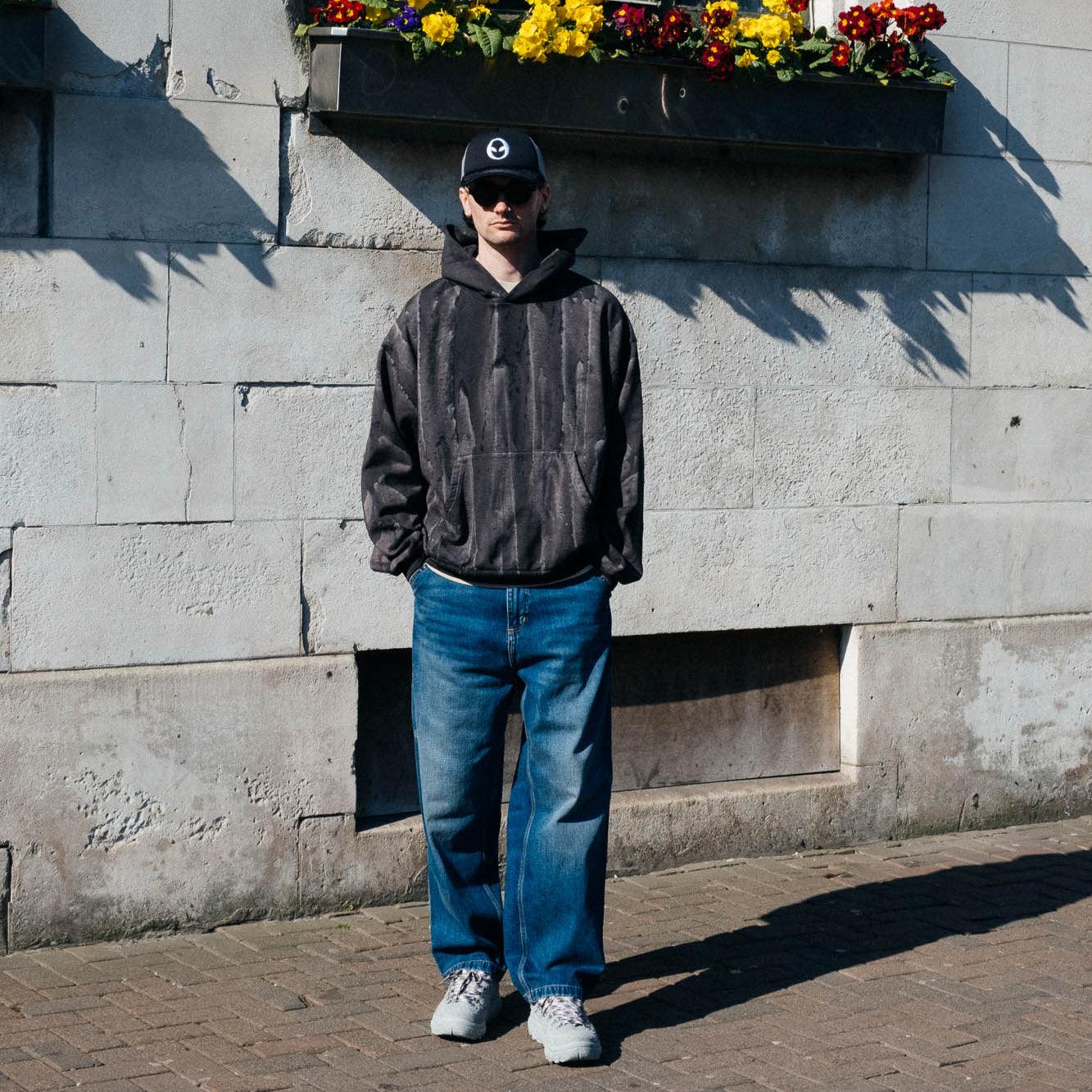 Never Never Concrète Hoody - Black - Image 4