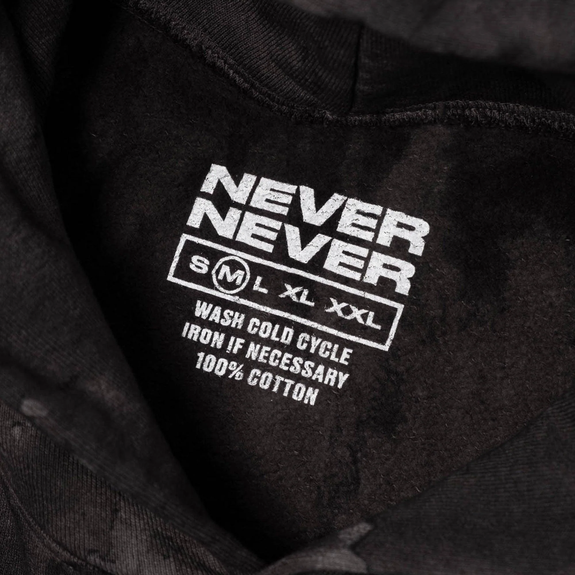 Never Never Concrète Hoody - Black - Image 8