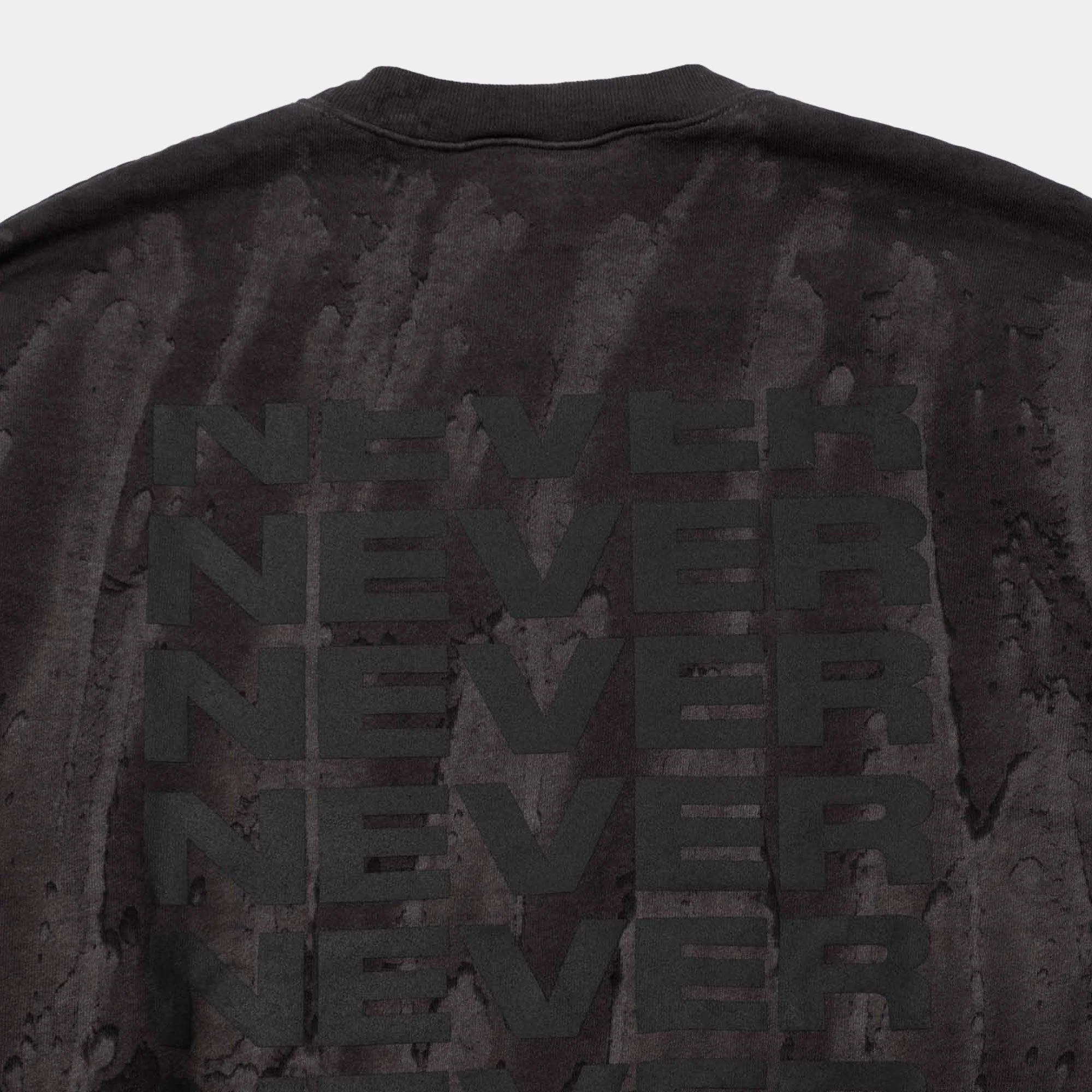 Never Never Concrète Sweatshirt - Black - Image 7
