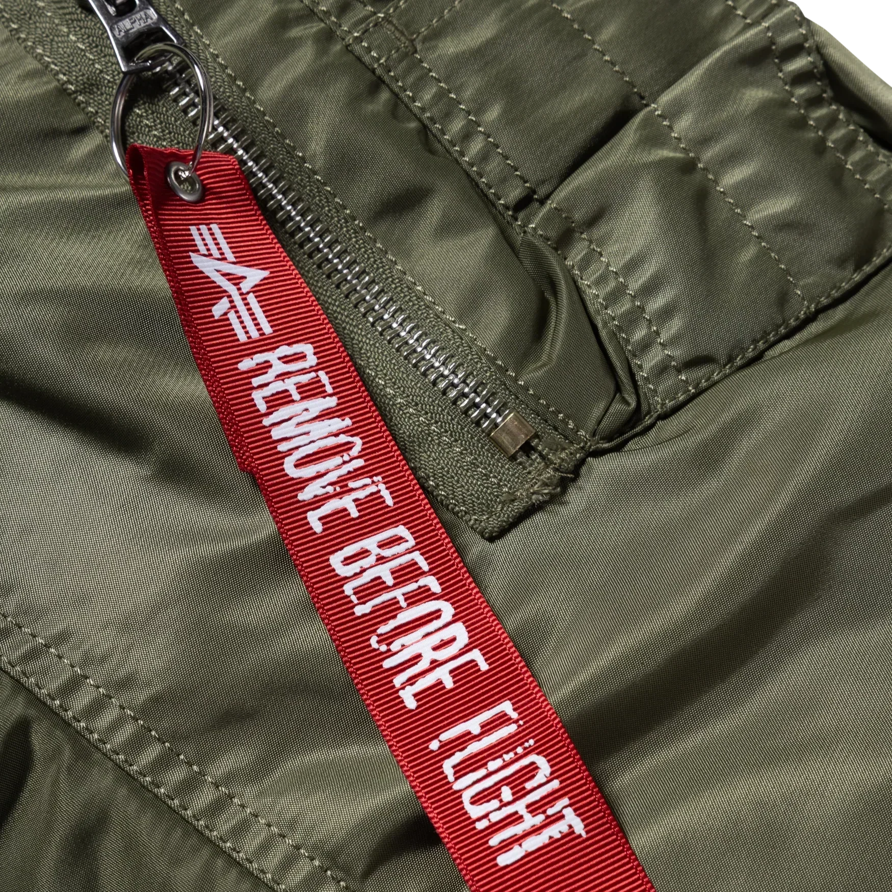 No Problemo x Alpha Industries No War MA-1 Jacket - Green - Image 9