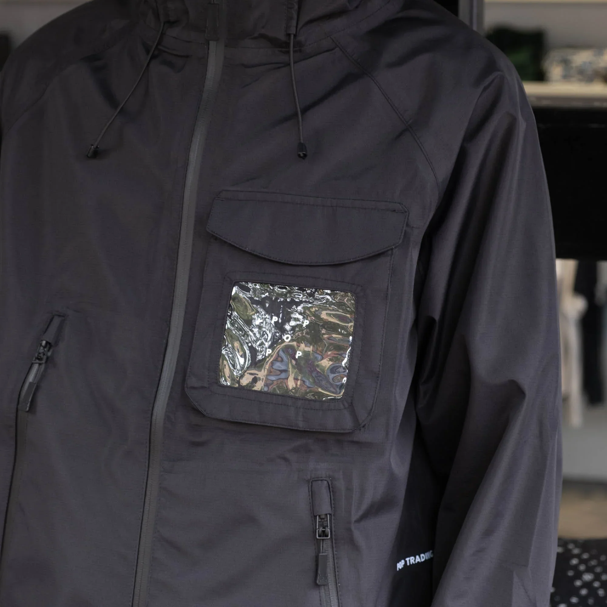 Pop Trading Company Oracle Jacket - Black - Image 3