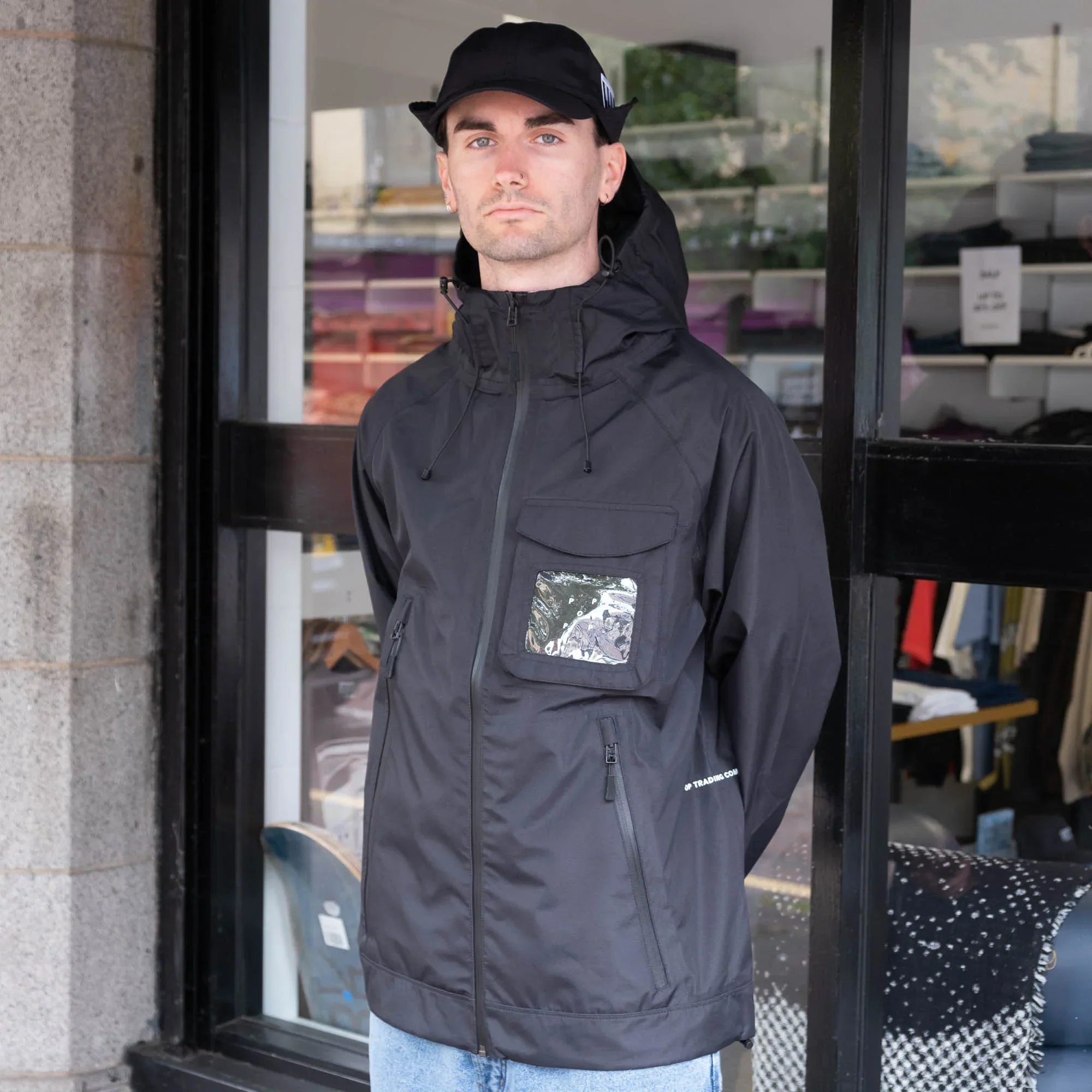 Pop Trading Company Oracle Jacket - Black - Image 4