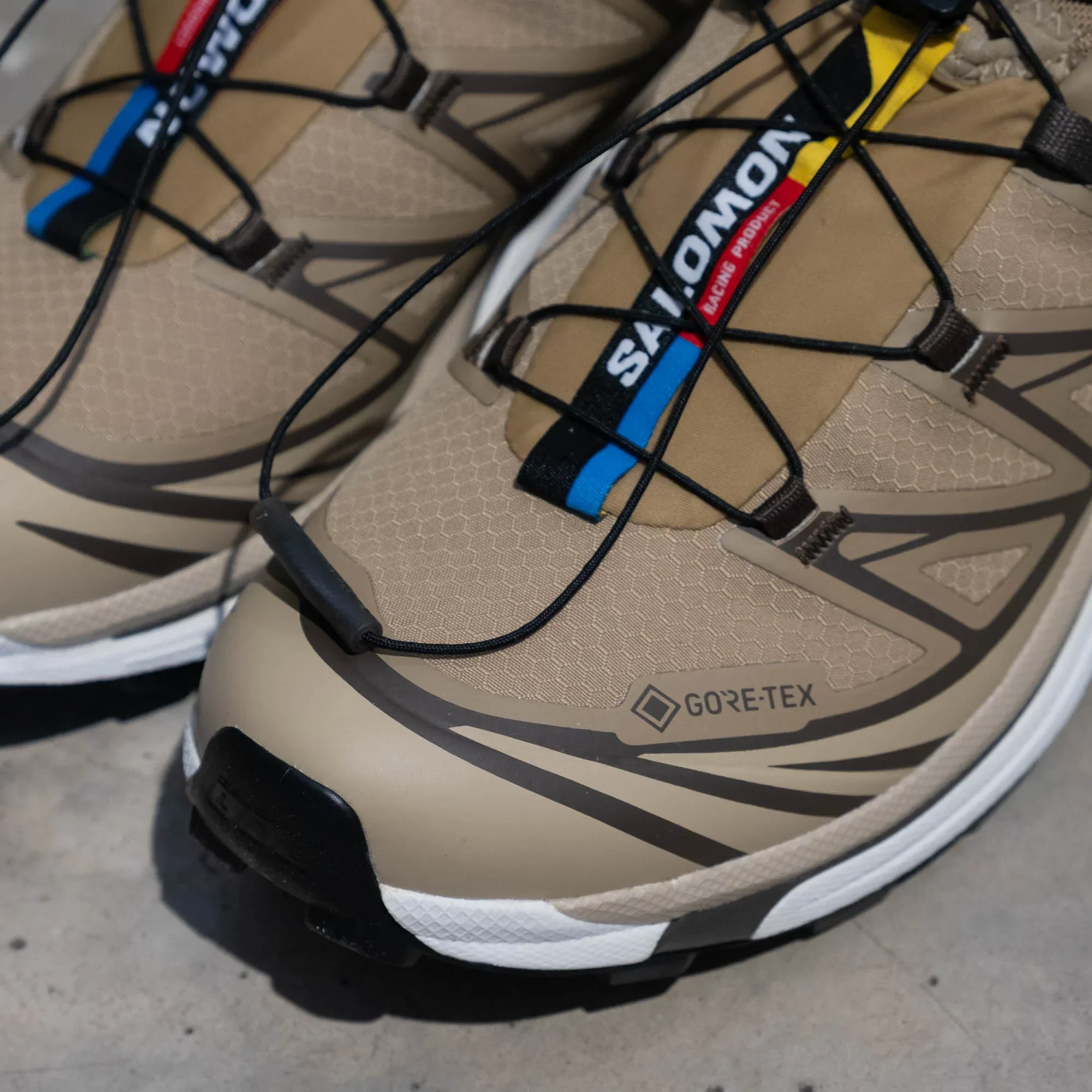 Salomon XT-6 GTX Shoes - Kelp/Wren/Safari - Image 4