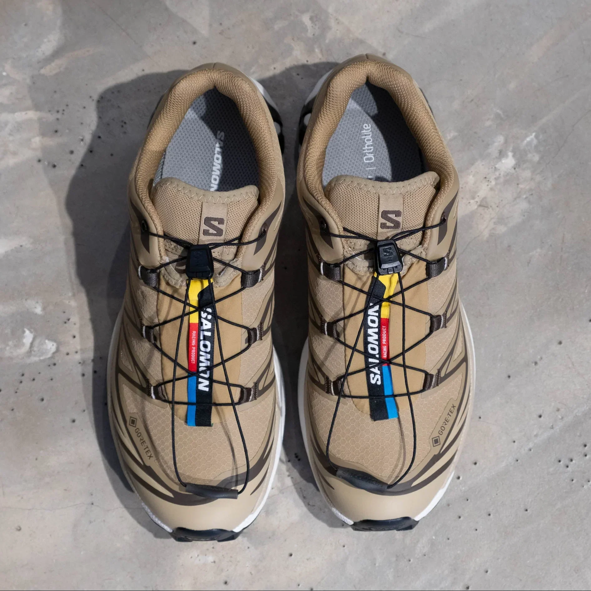 Salomon XT-6 GTX Shoes - Kelp/Wren/Safari - Image 5