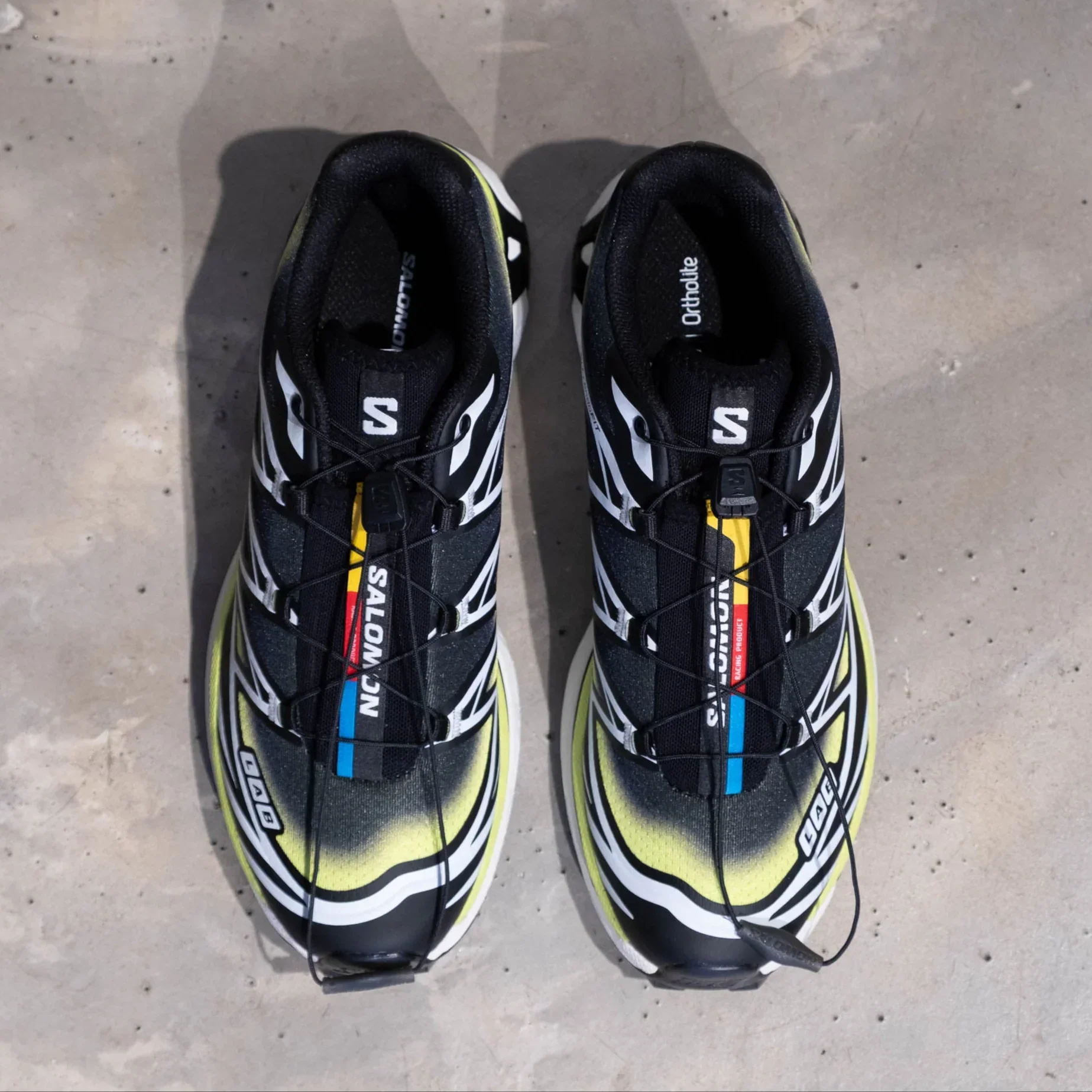 Salomon XT-6 Skyline Shoes - Black/Maritime Blue/Sharp Green - Image 5