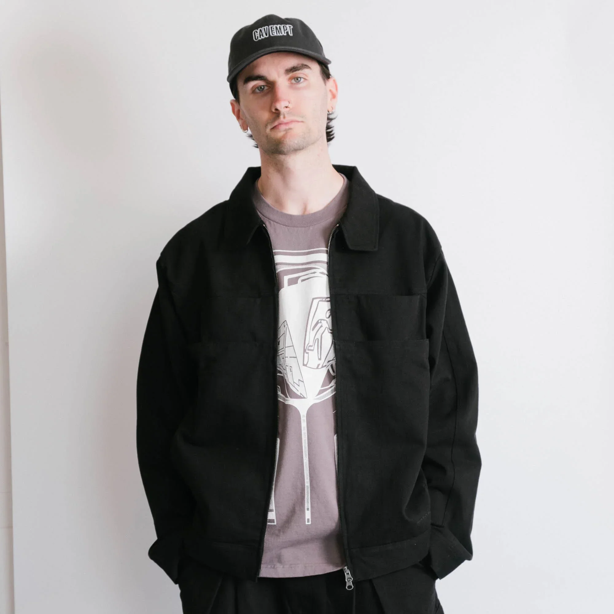 San San Gear Layer Cotton Jacket - Black - Image 11