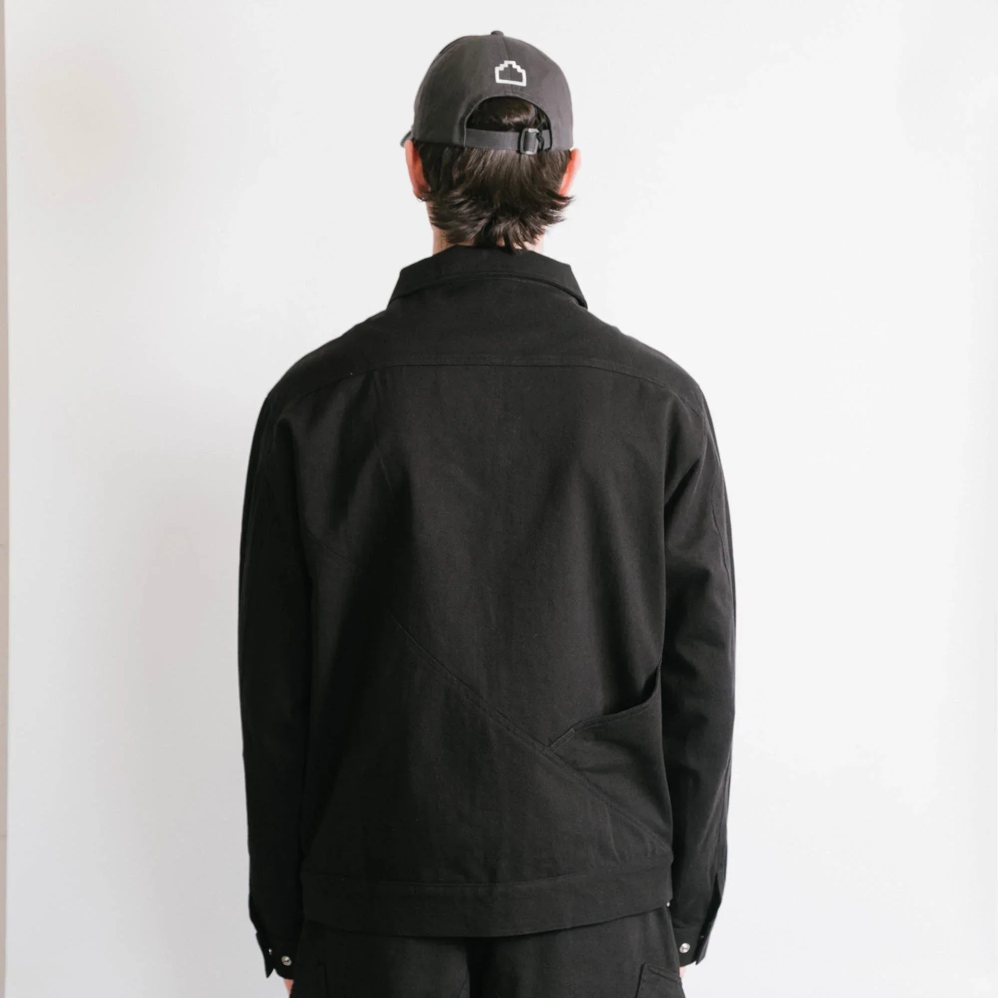 San San Gear Layer Cotton Jacket - Black - Image 9