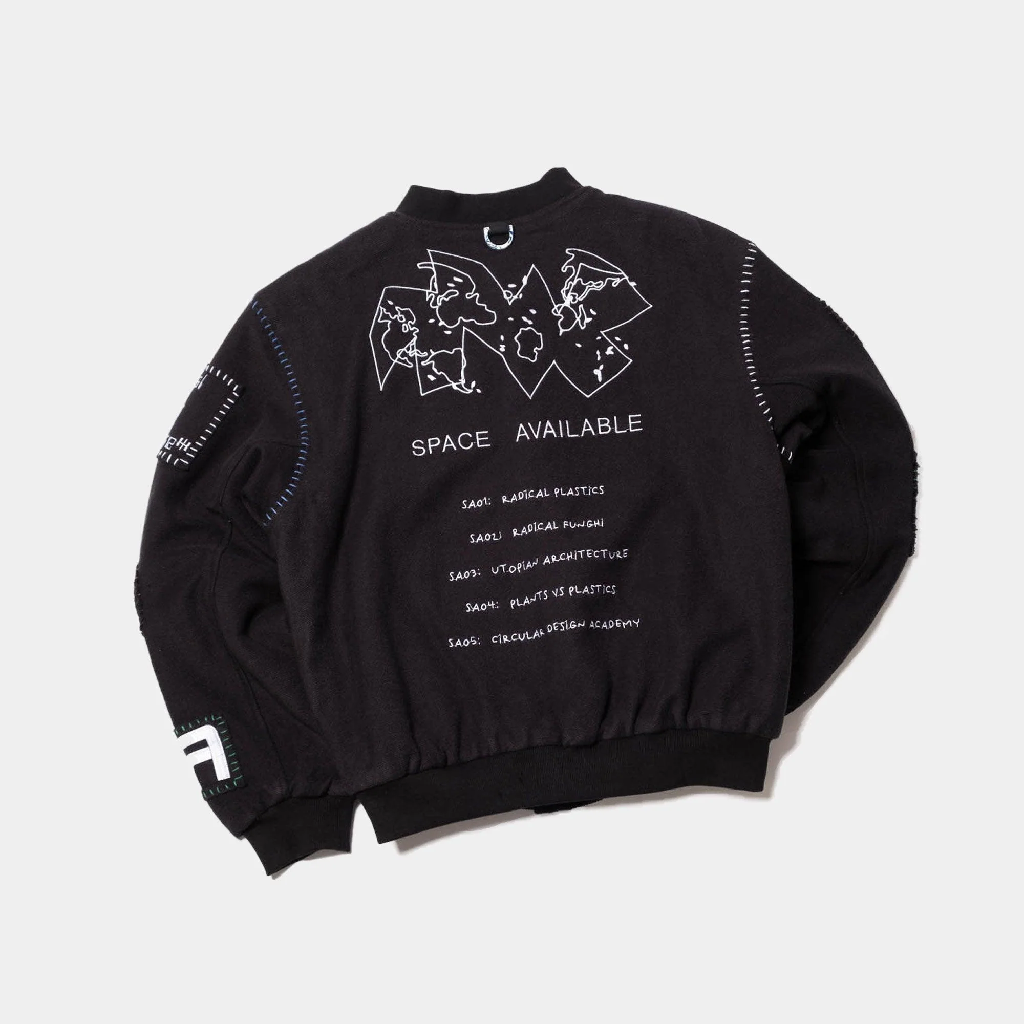 Space Available Studio Varsity Jacket - Black - Image 10