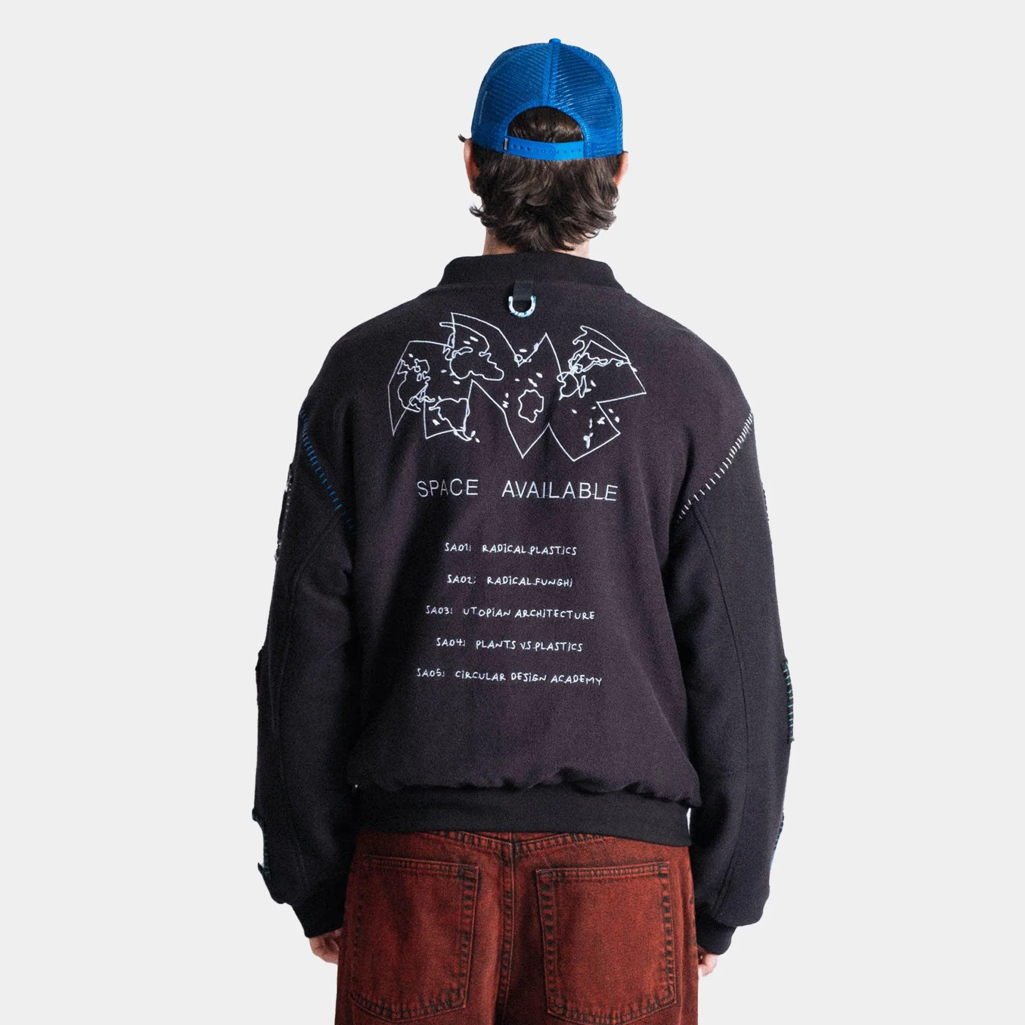 Space Available Studio Varsity Jacket - Black - Image 13