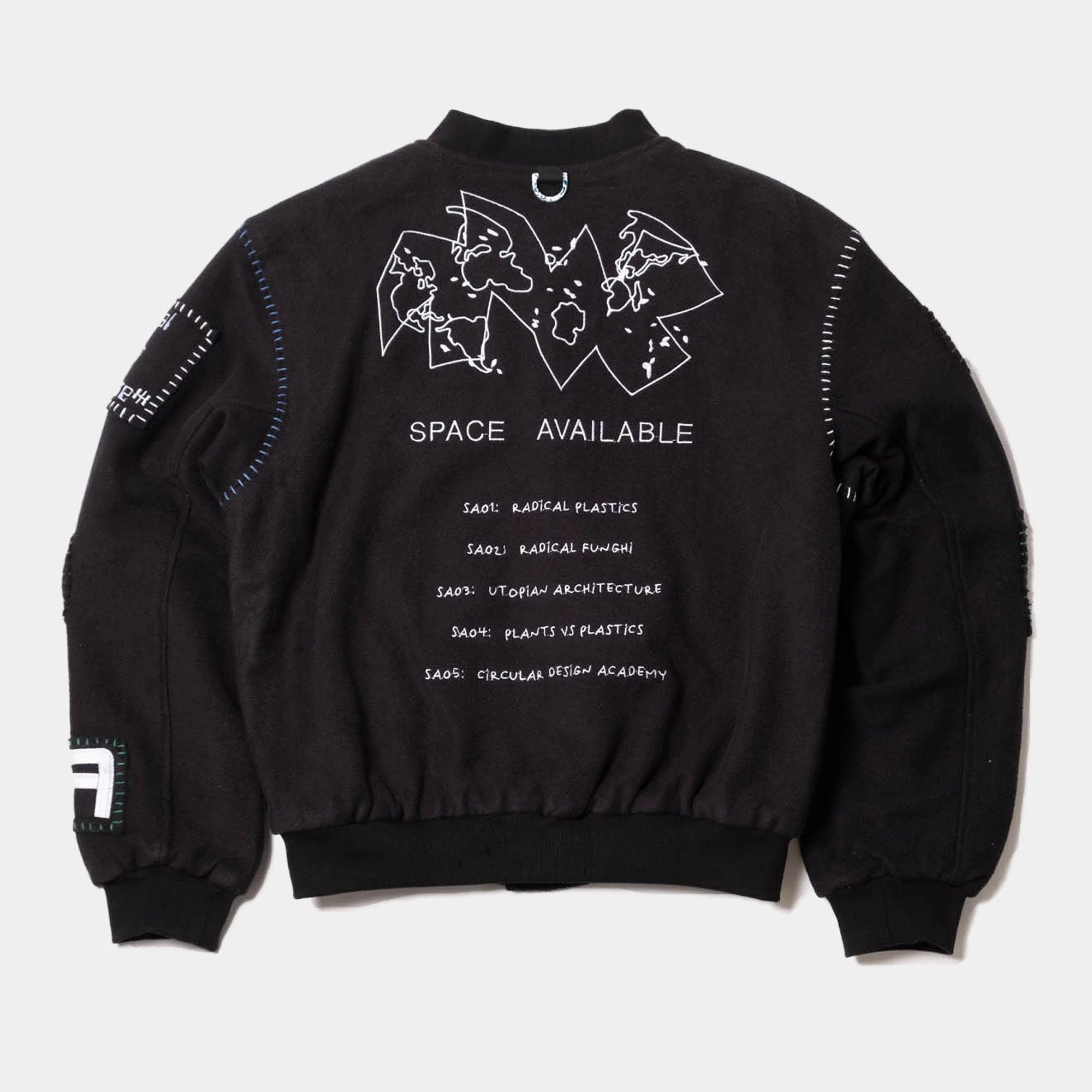 Space Available Studio Varsity Jacket - Black - Image 9