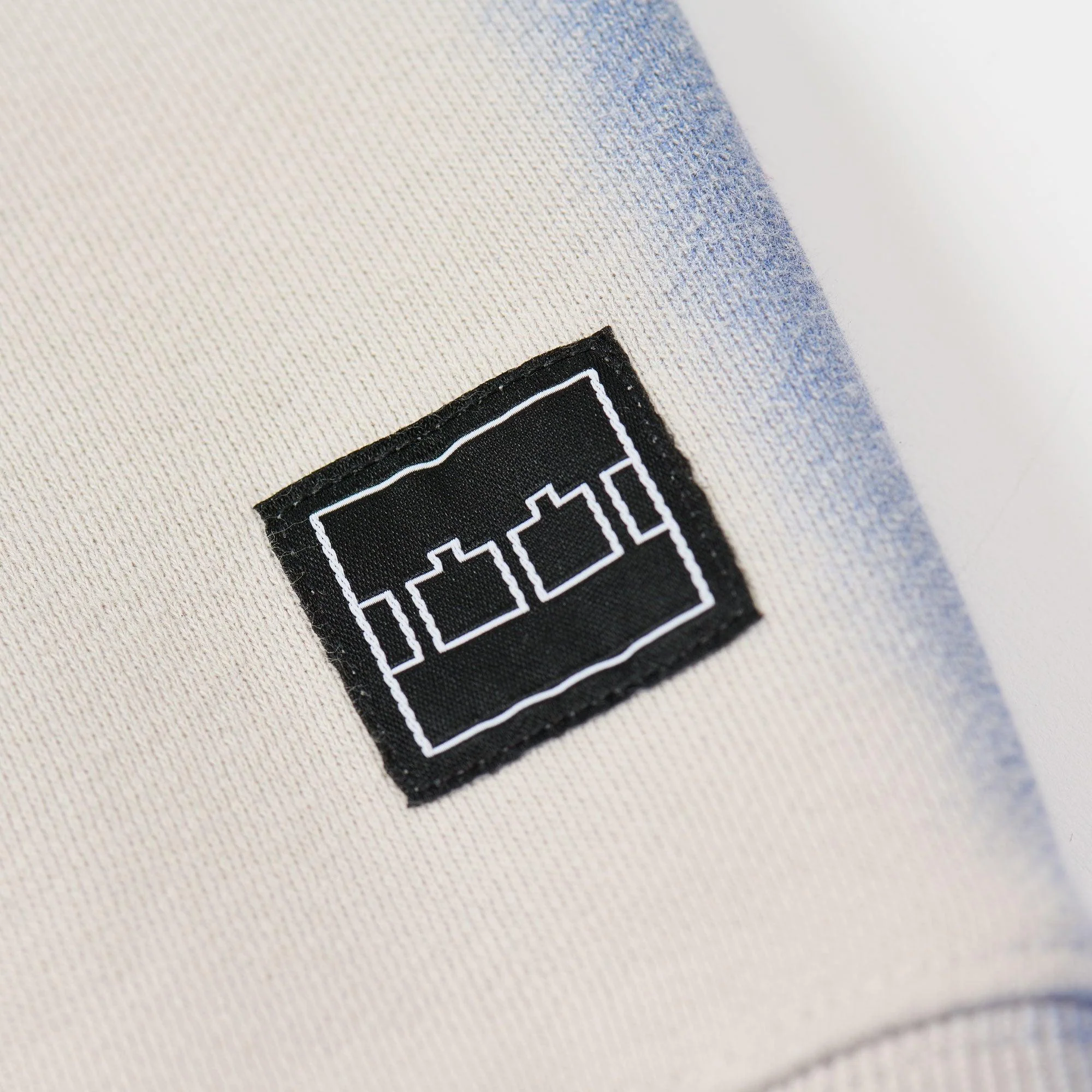 The Trilogy Tapes Overdye Crew Sweatshirt - Grey/Blue - Image 3