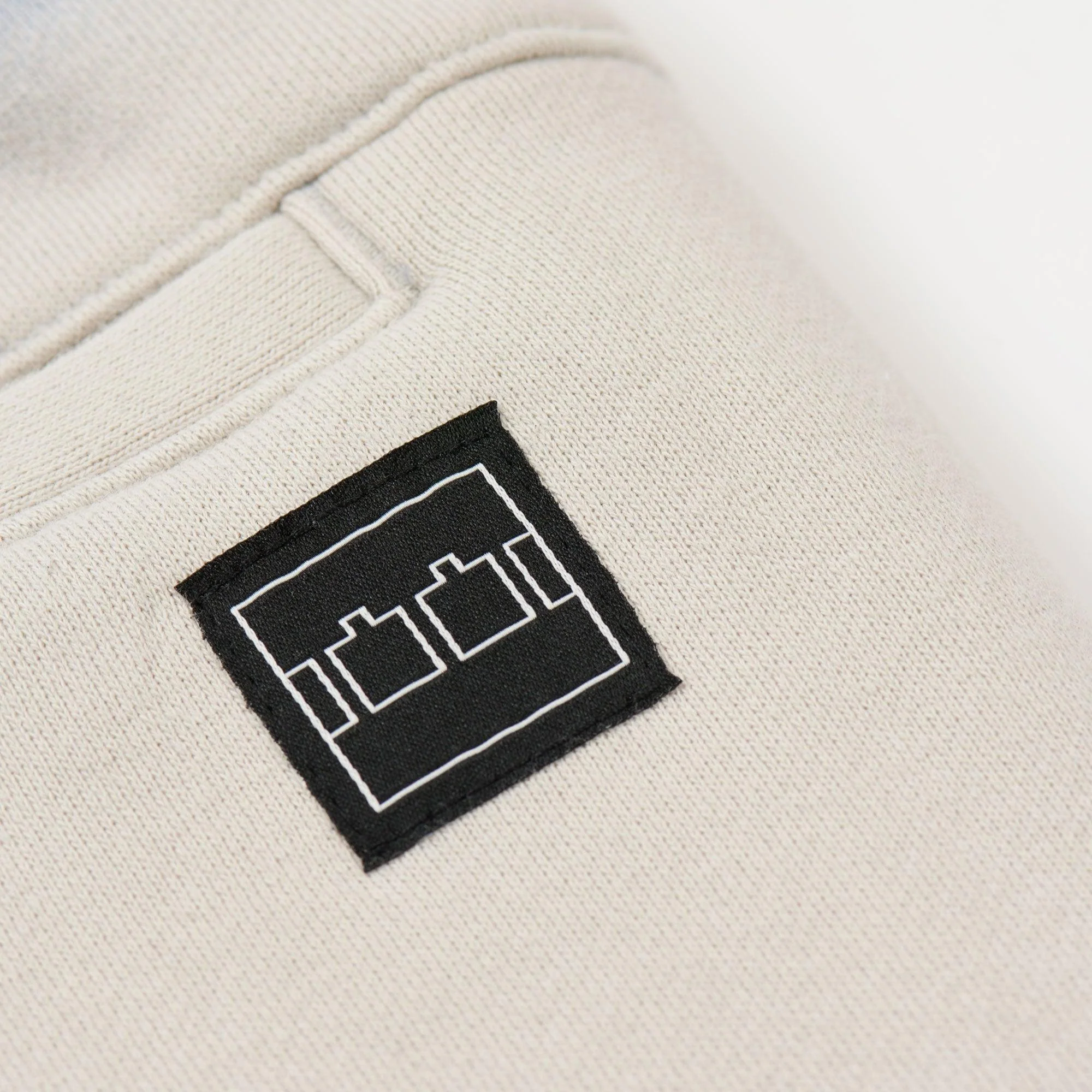 The Trilogy Tapes Overdye Open Hem Jogger Pant - Grey/Blue - Image 3