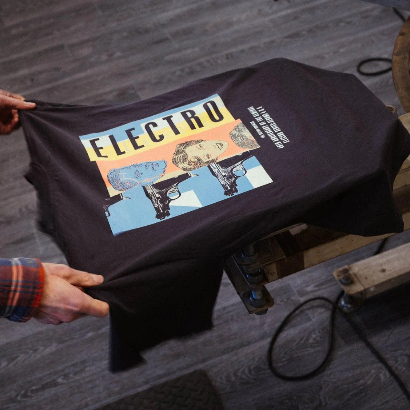 Watson Bros Tee - Charcoal - Image 6